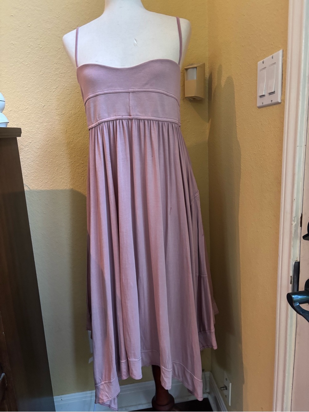 Daily Practise by Anthropologie blush colored dress. NWT. Large - Picture 5 of 15